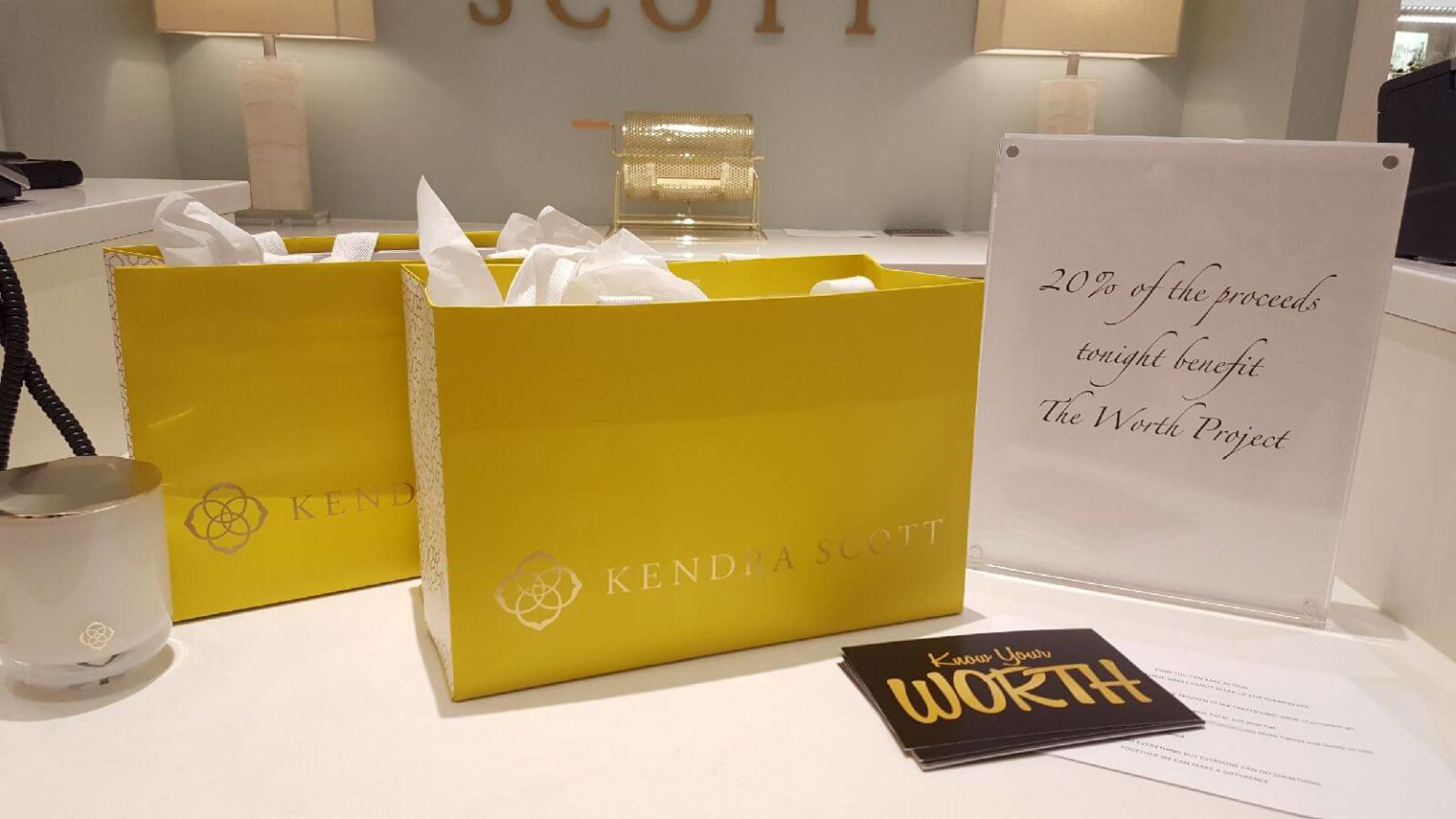 Kendra Scott Candle Collection goodie bags